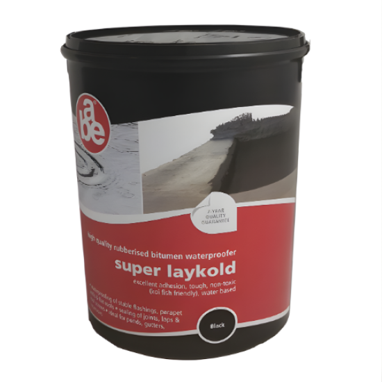 ABE - SUPER LAYKOLD - W/PROOFING - BLACK - 5LT