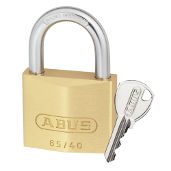 ABUS - PADLOCK BRASS - 40mm - 65/40HB-1- BBL