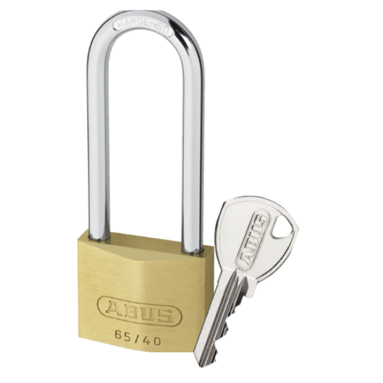 ABUS - PADLOCK BRASS - 40mm L/S - 65/40HB63 -1 BBL