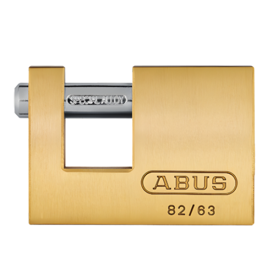ABUS - PADLOCK BRASS INSURANCE - 63mm 82/63-1 BBL