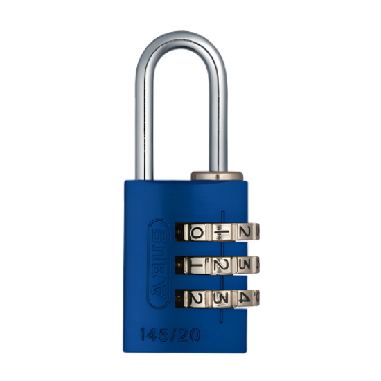 ABUS - PADLOCK COMBINATION - 20mm - 145/20-BLU-1