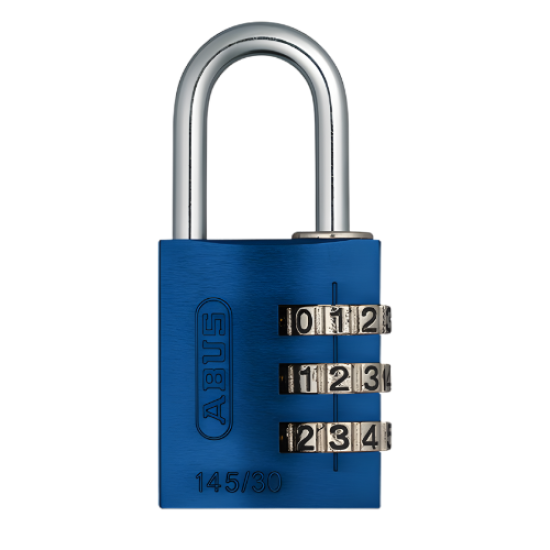 ABUS - PADLOCK COMBINATION - 30mm - 145/30-BLU-1
