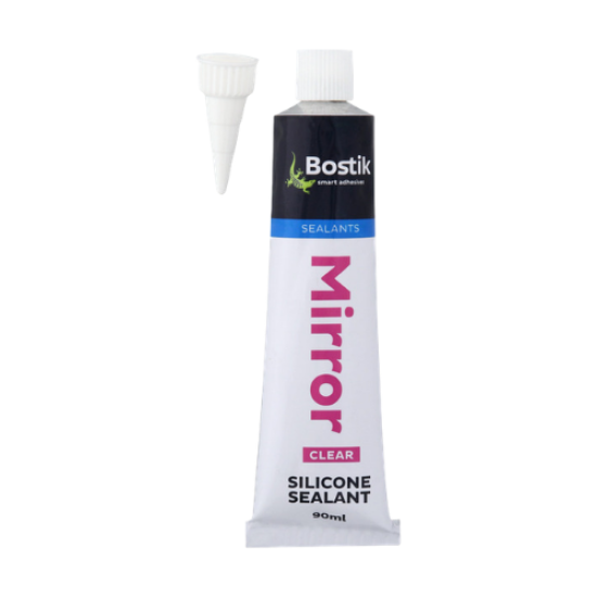 ALCOLIN - BOSTIK SILICONE - MIRROR CLEAR - 90ml