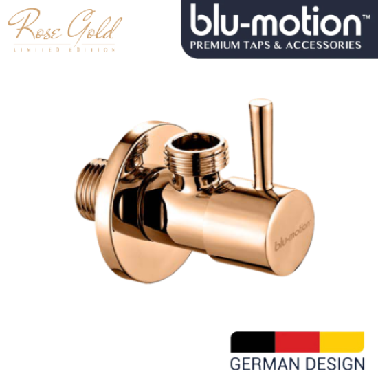 BLU MOTION - ROSE GOLD ANGLE VALVE PIN TYPE (AV122RS)