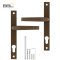 BBL - ALUMINIUM DOOR HANDLES - BROWN -BBI H28SB-1