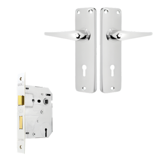 BBL - MORTICE LOCKSET & HINGE - 2LV SABS - 52CH-1