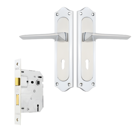 BBL - MORTICE LOCKSET - 2LV SABS - DIAMOND CN