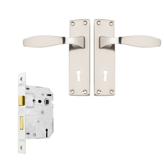 BBL - MORTICE LOCKSET - 3LV SABS - 6" FINCH - 06SN