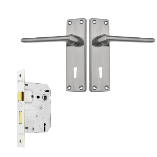 BBL - MORTICE LOCKSET - 3LV SABS - 6" SHRIKE  3LSN