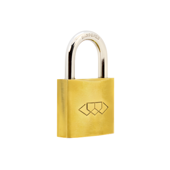BBL - PADLOCK BRASS - DOUBLE LINK - 25mm DL262-25