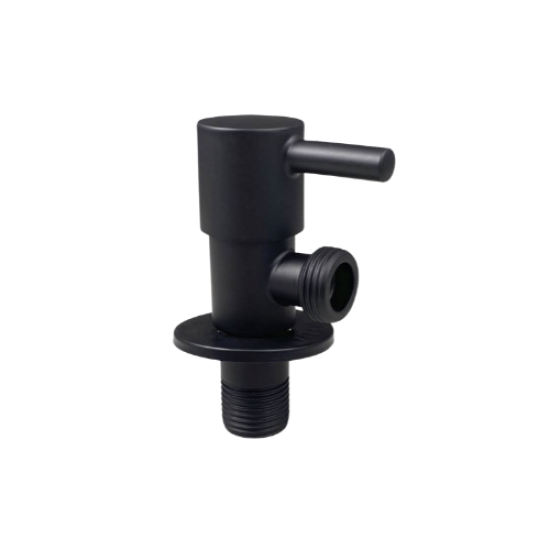 BM - BLACK ANGLE VALVE PIN TYPE (AV122BK)