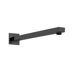 BM - SQUARE SHOWER ARM 400mm BLK (SAS01BK)