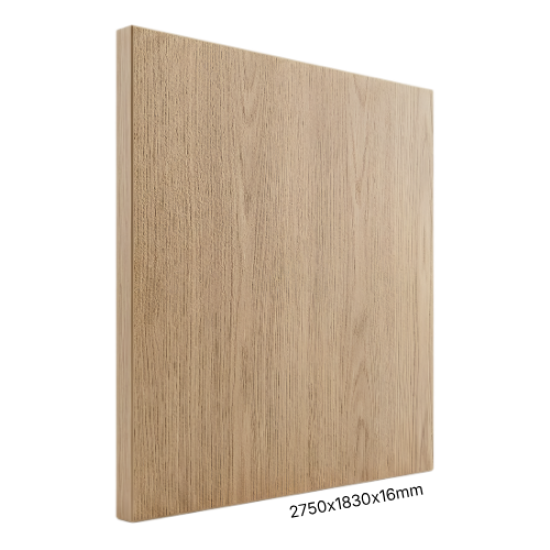 BOARD - MELAMINE - NATURAL OAK (2750x1830x16mm)