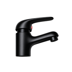 FLORITE - BASIN MIXER - BLACK (TAM007)