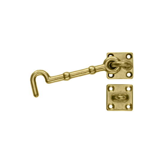 CABIN HOOK - BRASS - 100mm - BRUNO