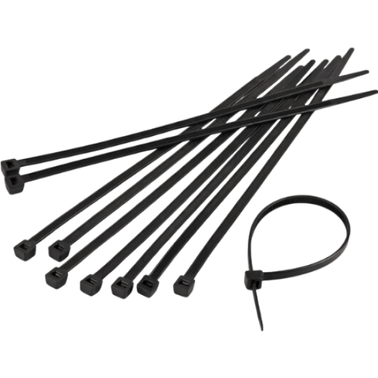 CABLE TIES - BLACK - 6 x 250mm (50) PACK