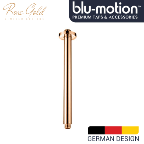 BLU MOTION - CEILING MOUNT SHOWER ARM R/GOLD (CA30RS)