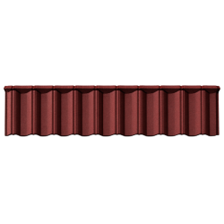 DURA - ET - EURO TILE - ROOF TILE - BURGANDY