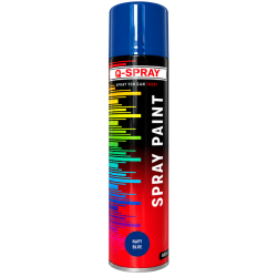 Q - SPRAY PAINT - NAVY BLUE - 300ml - QSP019