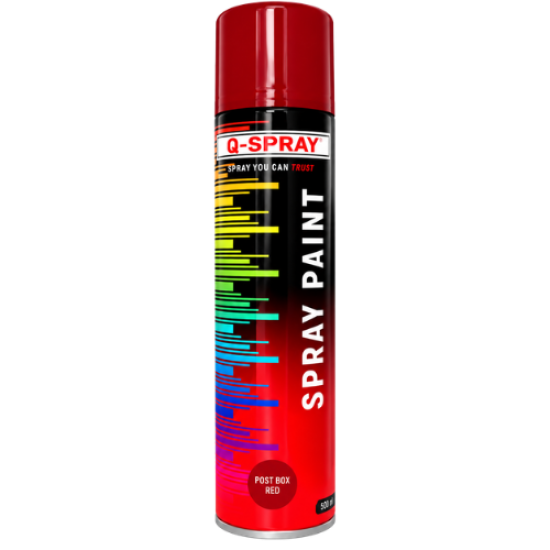 Q - SPRAY PAINT - POST BOX RED - 300ml - QSP021