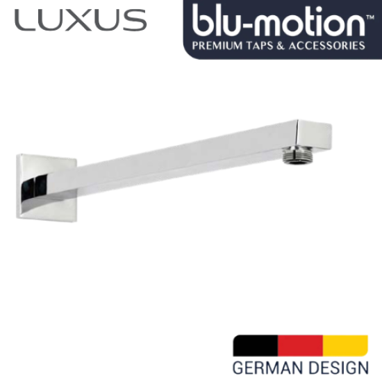 BLU MOTION - SQUARE SHOWER ARM 400mm CHROME (SAS01)