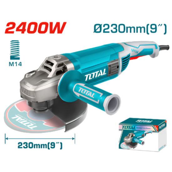 TOTAL - ANGLE GRINDER 230mm - 2400W - TG1252306