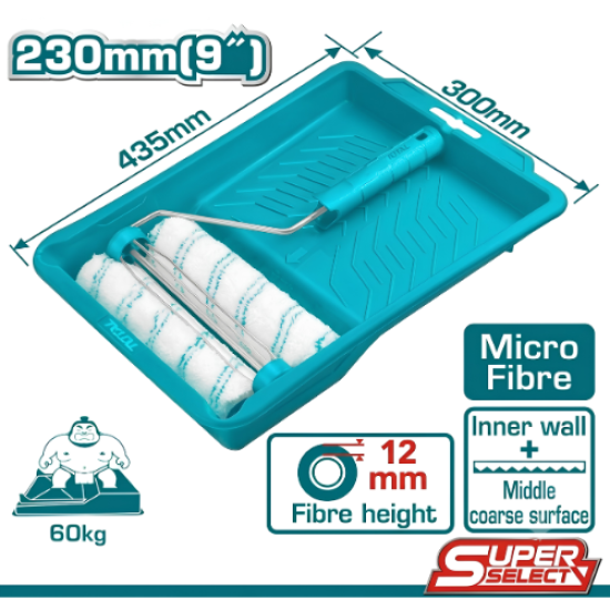 TOTAL - PAINT ROLLER - 230mm - 4 PC - THT811223041