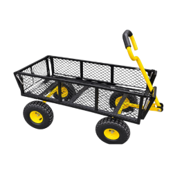 TROLLEY - HEAVY DUTY STEEL UTILITY - 50 X 86 X82CM
