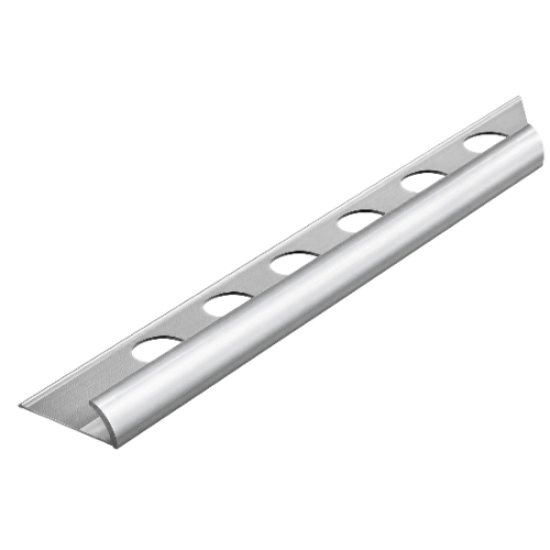TILE EDGING - ALUMINIUM - SQUARE - 12MM - TEL12