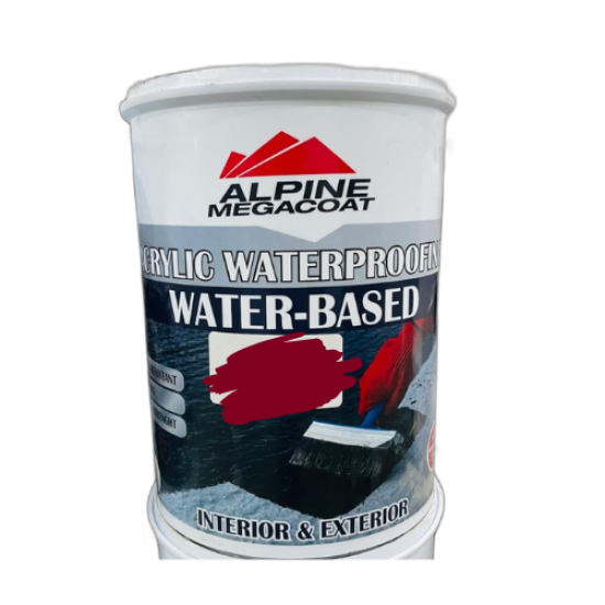 AP - ACRYLIC - W/PROOFING - BURGUNDY 5LT