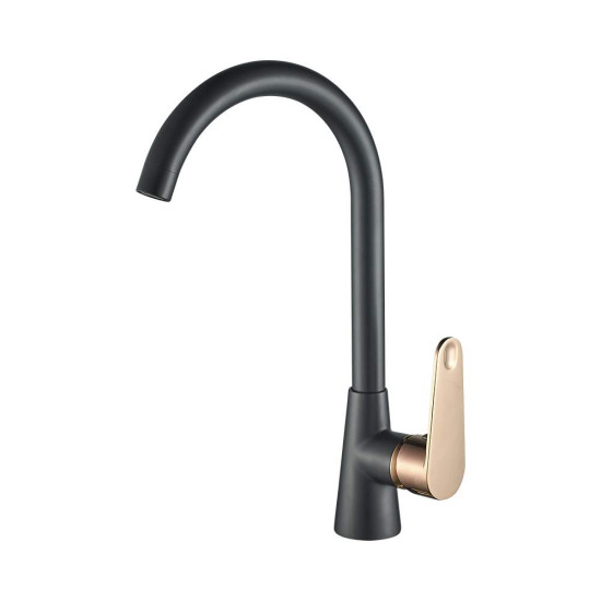 Livorno - Kitchen Mixer Deck - Black/Gold - Tap 29