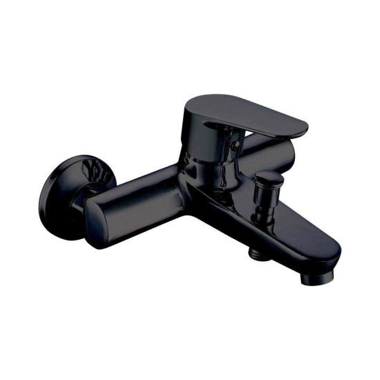 Bath Mixer Complete - Livorno - Black - Tap 33