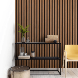 PVC Wall Panel - American Walnut - 2.7m x 165mm