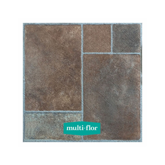 Multiflor - Self Stick Tile - Rusty Tile 3804 (7 Tiles per Box)