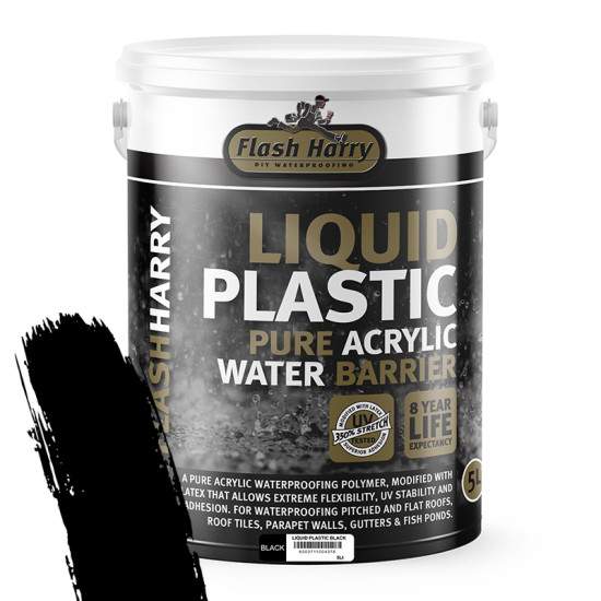 Flash Harry – Liquid Plastic Acrylic – 5L – Black 