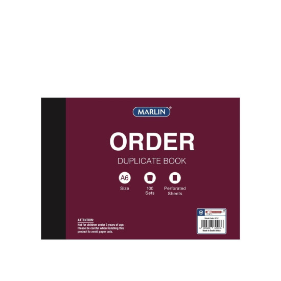 Marlin - Duplicated A6 Order Book (071F)