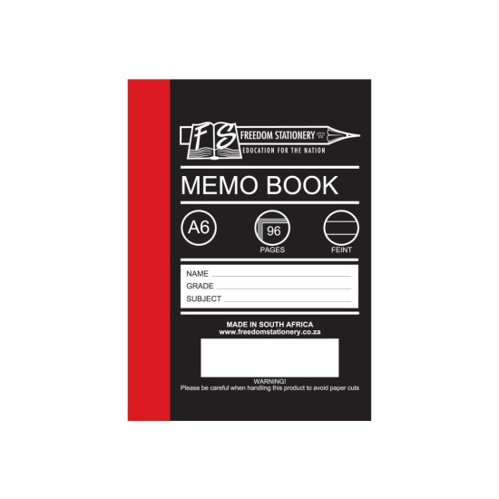 Marlin - Memo/Note Book A6 96 Page (1060)