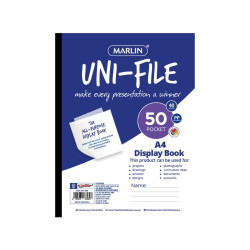 Marlin - Unifile Display Book A4 50 Page (8050)
