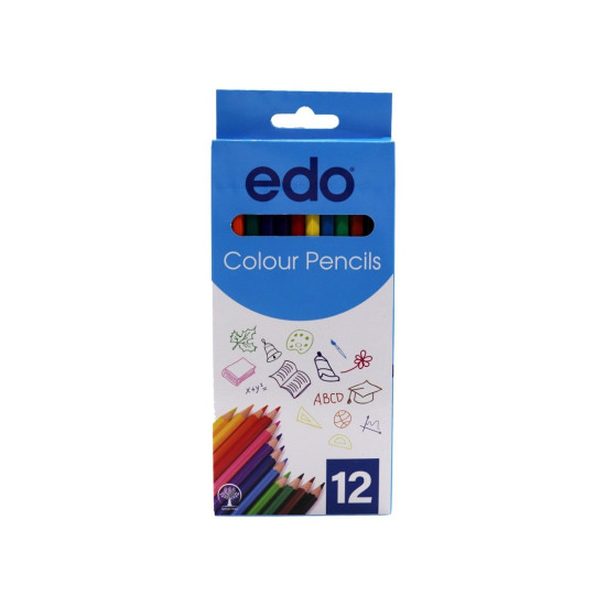 Edo - Colour Pencils Long 12 Pack (036A)