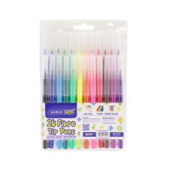 Marlin - Kids Fibre Tip Pens 24 Pack (029C)