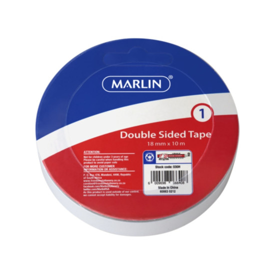 Marlin - Double Sided Tape 18mm (030H)