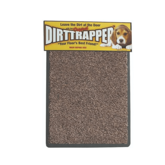 Dirt Trapper Indoor Mat - 60cm x 40cm Assorted Colour - Brown - colour: Brown