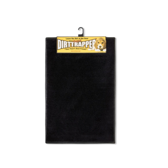 Dirt Trapper Indoor Mat - 75cm x 45cm Assorted Colour - Black - colour: Black
