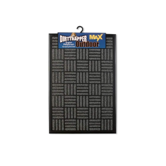 Dirt Trapper Heavy Duty Outdoor Mat Max - 75cm x 45cm Grey