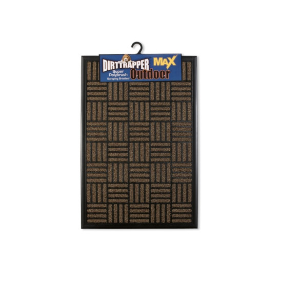 Dirt Trapper Heavy Duty Outdoor Mat Max - 120cm x 80cm Brown