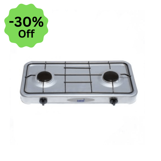 Totai - 2 Burner Gas Stove - Hotplate - M/I - 26/002A