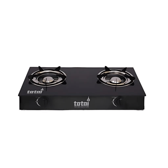 Totai - 2 Burner Gas Stove - A/I Glass - 26/013A
