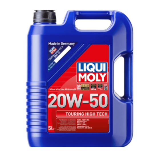 Liqui Moly - Oil Touring High Tec 20W50 - 5lt