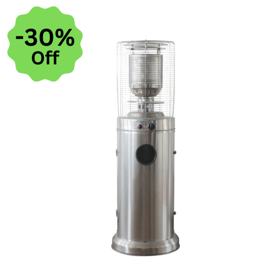 Totai - Polo Patio Gas Heater - Stainless Steel - 16/DK1027S