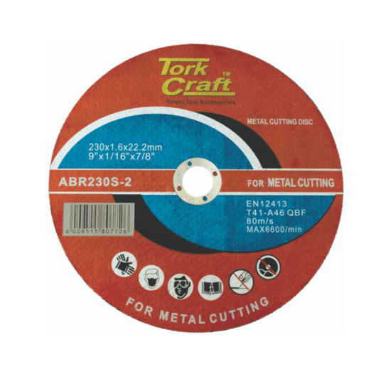 Tork Craft - Cutting Disc - S/S Steel 230 x 1.6mm